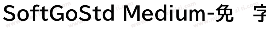 SoftGoStd Medium字体转换